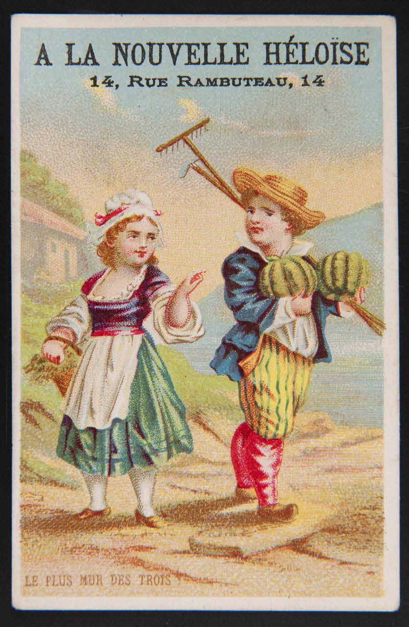 Cochet et Roulié carte réclame chromo Paris 1878-1880 1995.1.103.4 Photo