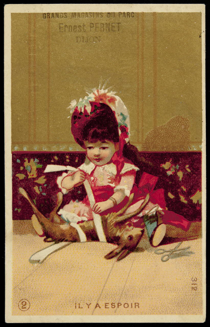 carte réclame chromo Dôle 1880-1900 1995.1.1031.1 Photo
