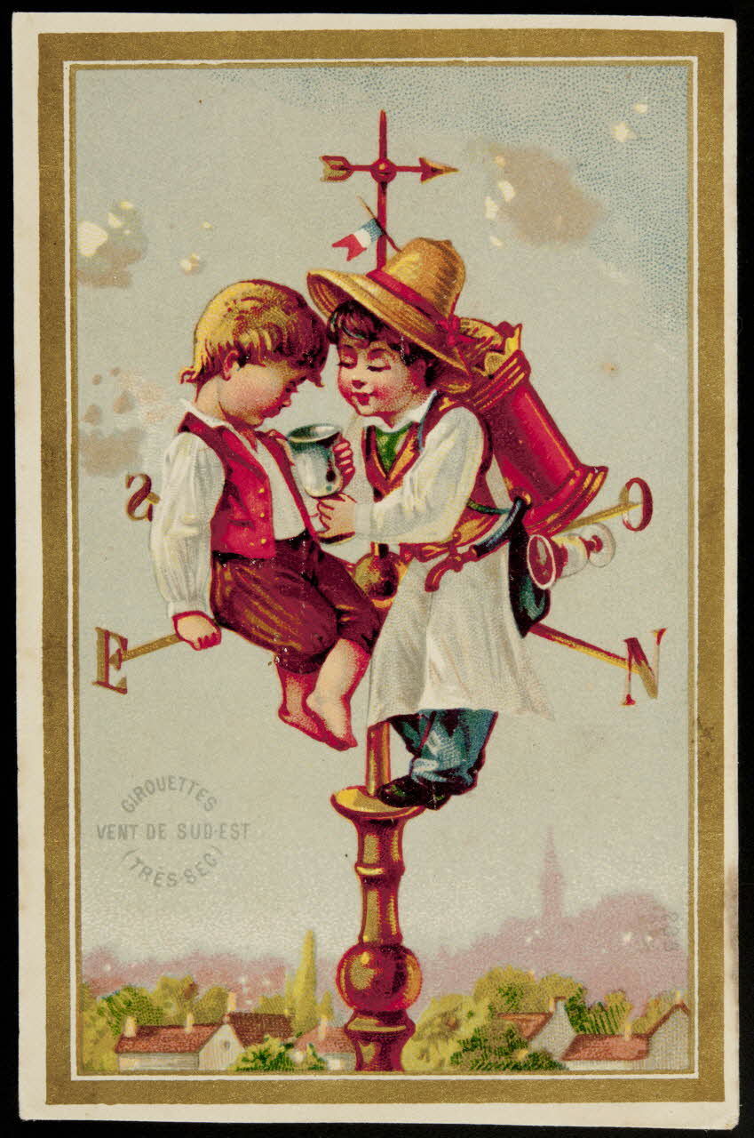 carte réclame chromo Dôle 1880-1900 1995.1.1033.7 Photo