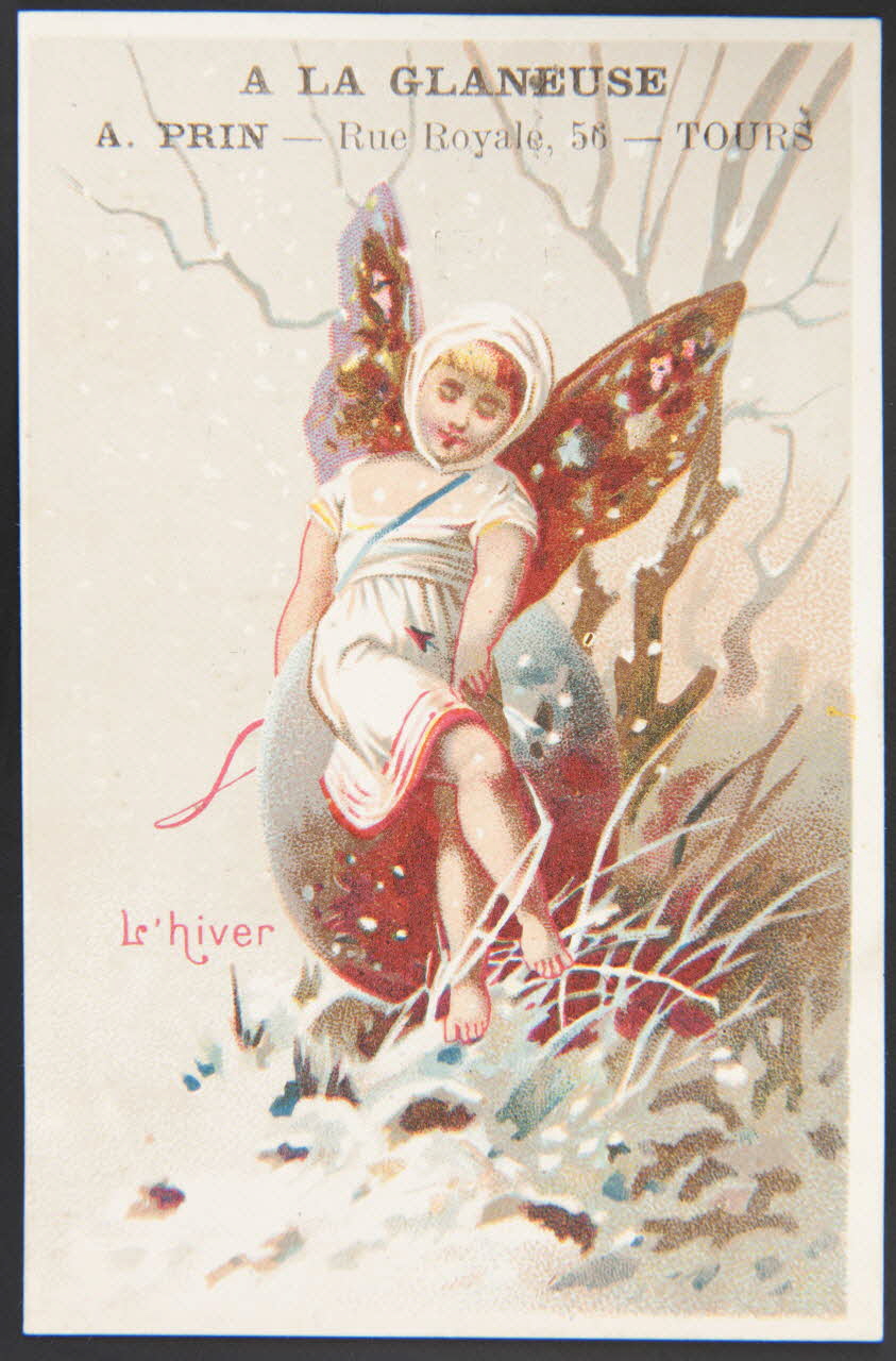 carte réclame chromo Dôle 1880-1882 1995.1.1037.3 Photo