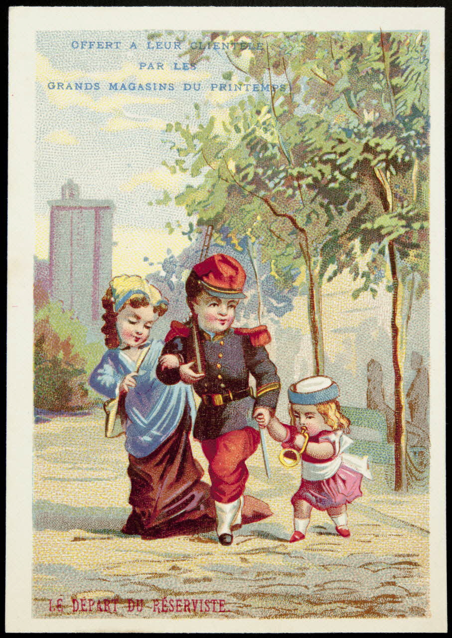 Cochet Aimé carte réclame chromo Paris 1878-1880 1995.1.104.2 Photo