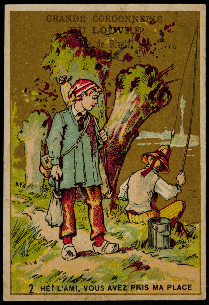 Lessertisseux carte réclame chromo Paris 1880-1900 1995.1.1040.2 Photo