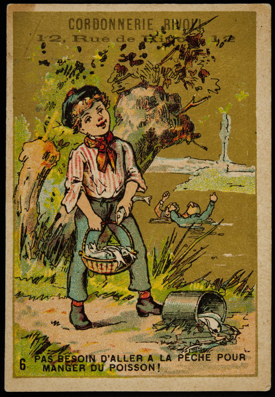 Lessertisseux carte réclame chromo Paris 1880-1900 1995.1.1040.6 Photo