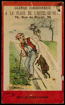 carte réclame chromo Paris 1886-1893 1995.1.1041.1  Photo
