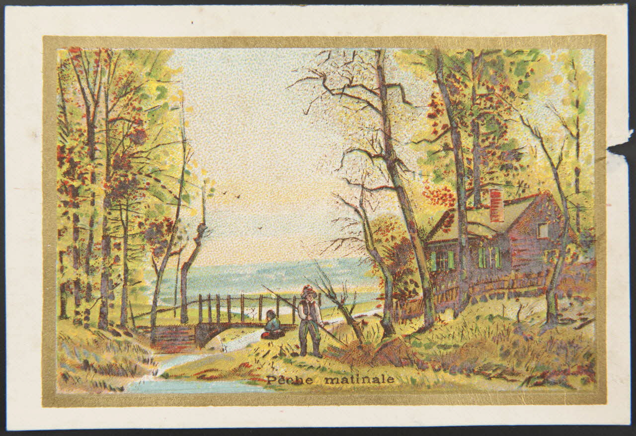 Pitron A. carte réclame chromo Paris 1893 1995.1.105.2 Photo