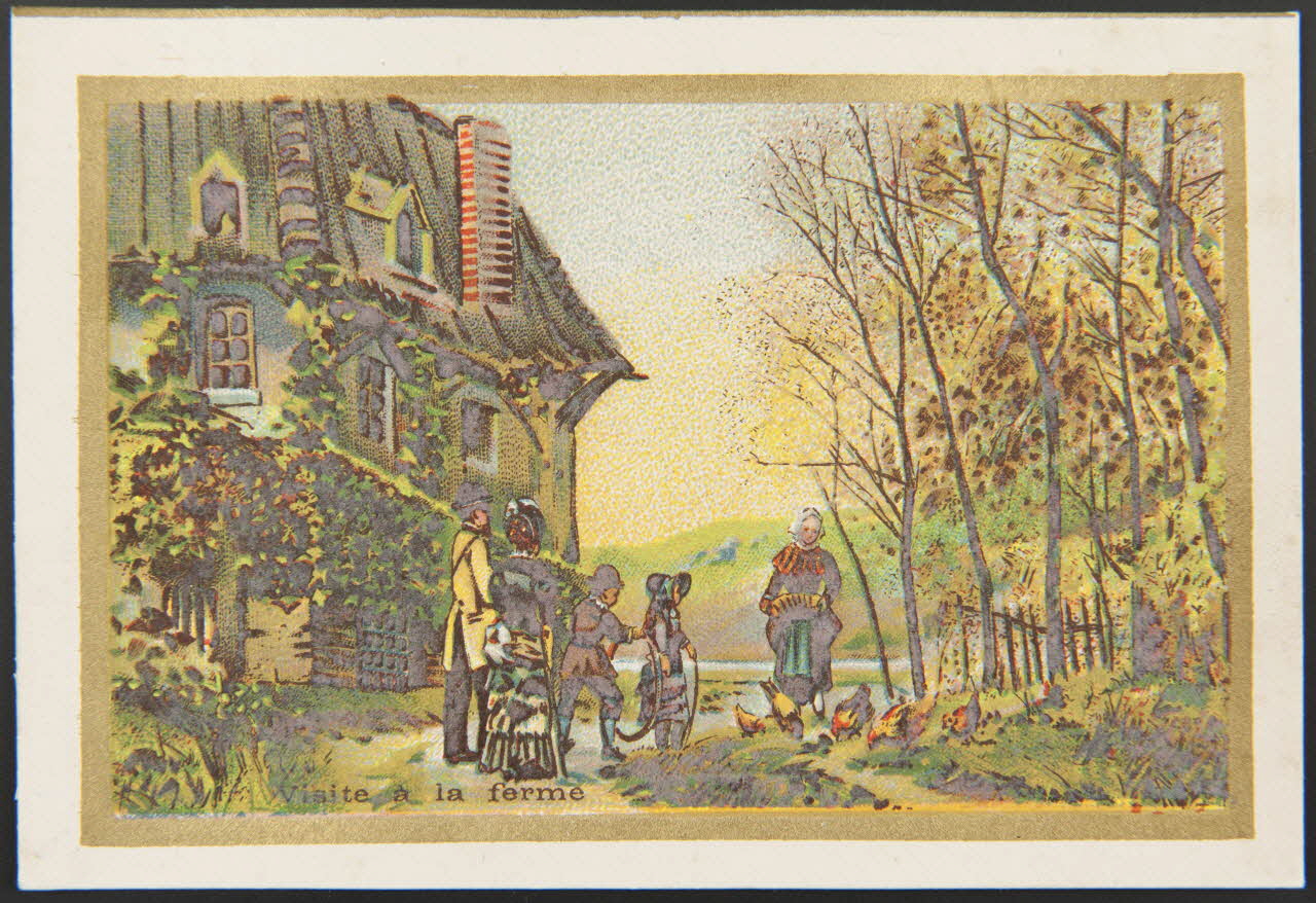 Pitron A. carte réclame chromo Paris 1893 1995.1.105.3 Photo