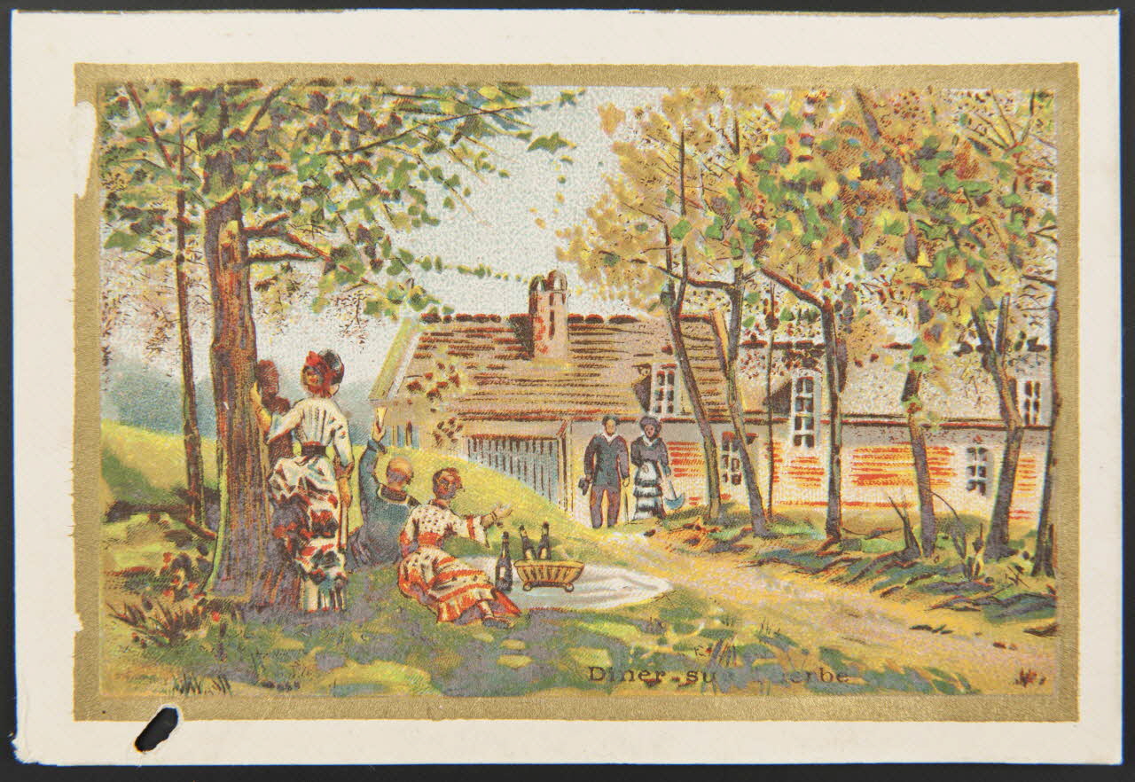 Pitron A. carte réclame chromo Paris 1893 1995.1.105.4 Photo