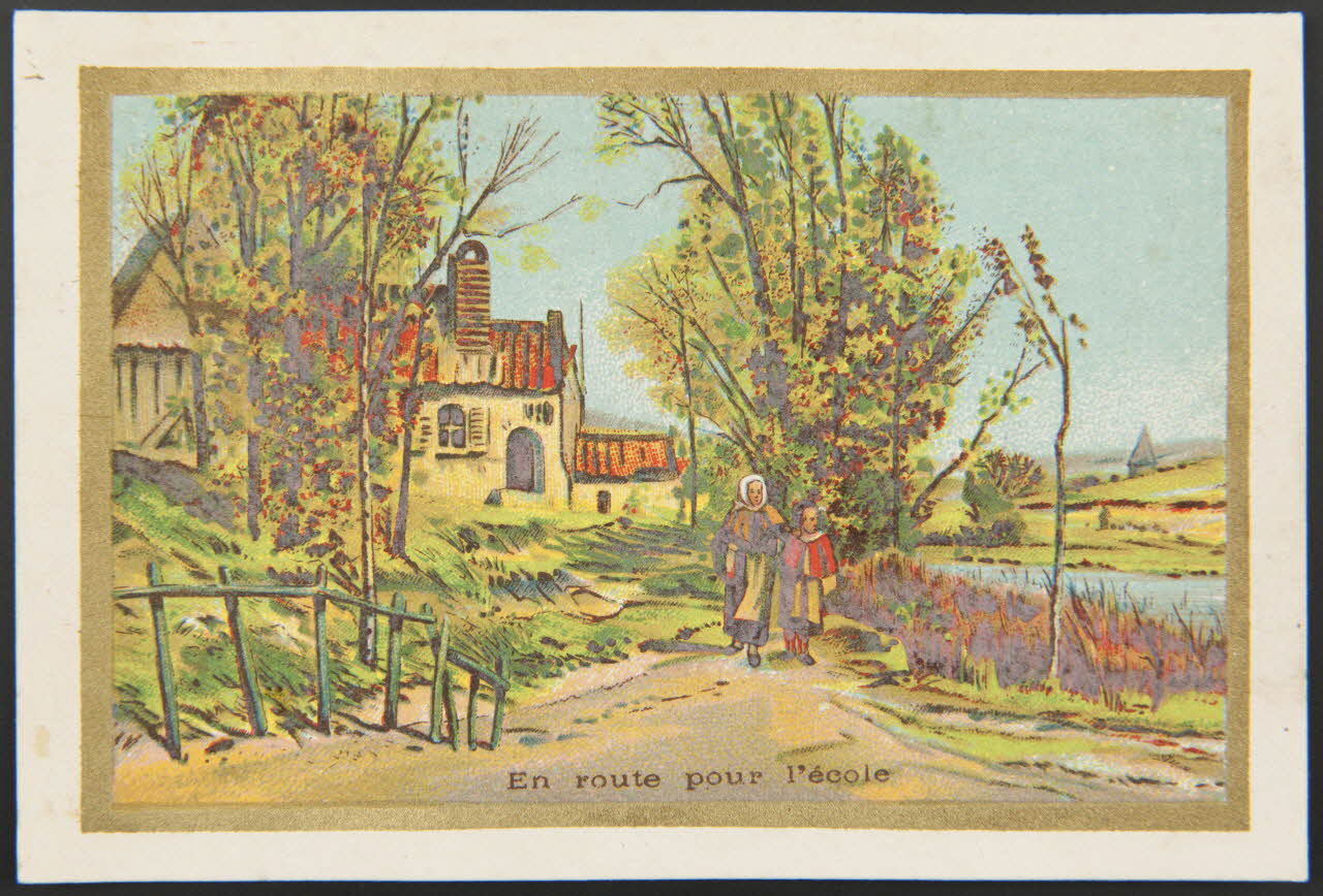 Pitron A. carte réclame chromo Paris 1893 1995.1.105.5 Photo