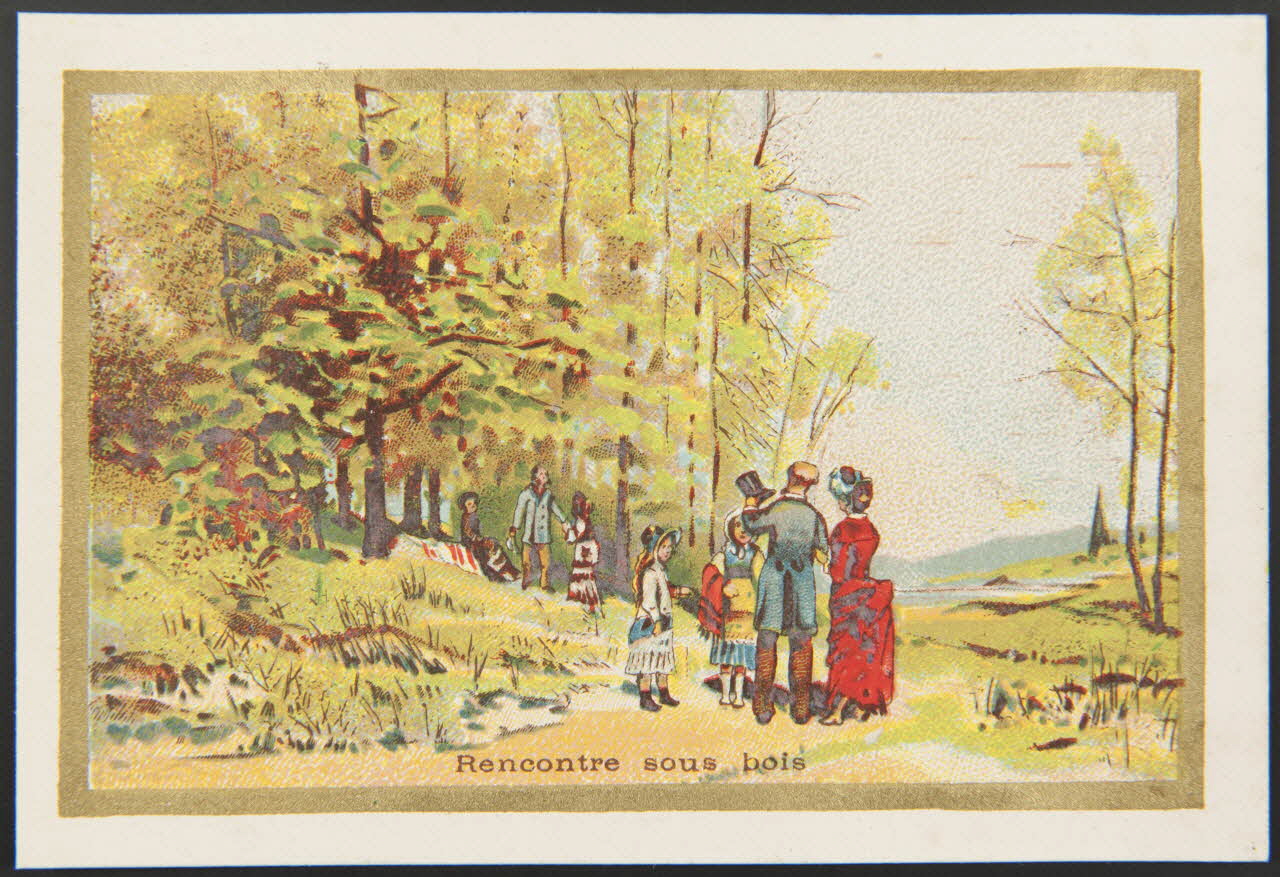 Pitron A. carte réclame chromo Paris 1893 1995.1.105.6 Photo