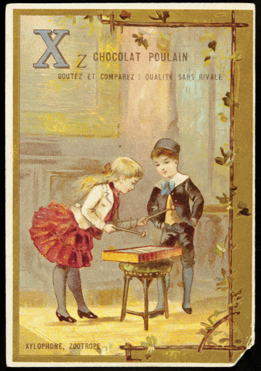 carte réclame chromo Paris 1886-1889 1995.1.1054.19 Photo