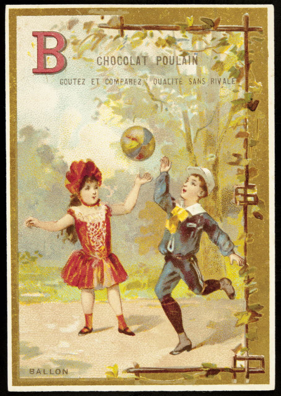 Jehenne carte réclame chromo Paris 1886-1889 1995.1.1054.2 Photo