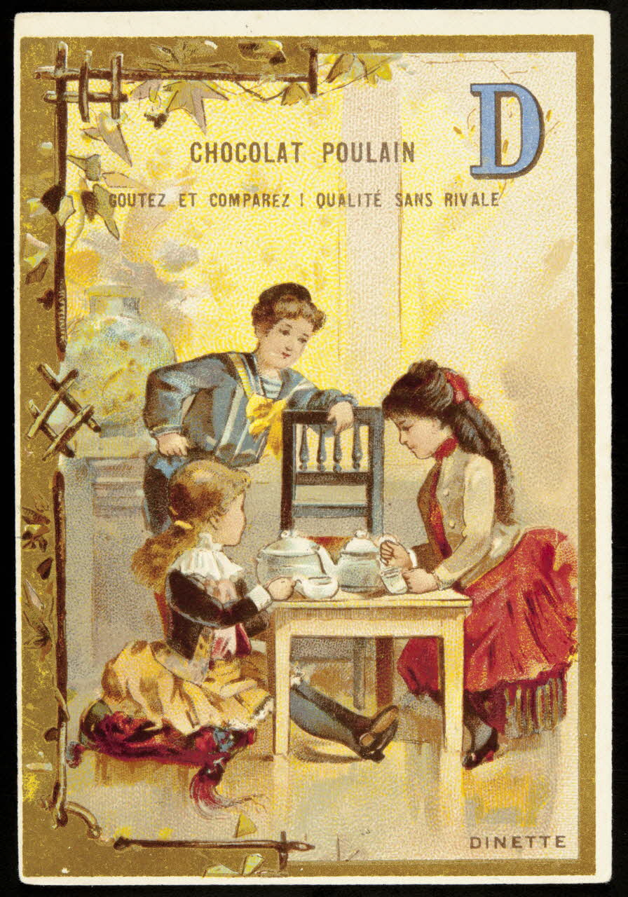 carte réclame chromo Paris 1886-1889 1995.1.1054.4 Photo