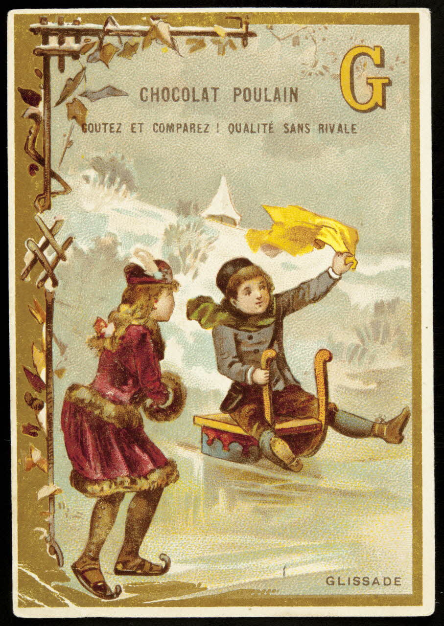 carte réclame chromo Paris 1886-1889 1995.1.1054.7 Photo