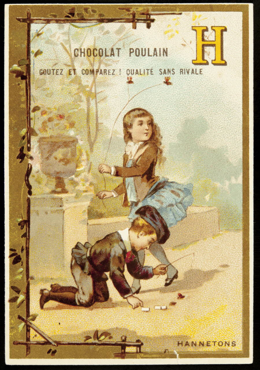 Jehenne carte réclame chromo Paris 1886-1889 1995.1.1054.8 Photo