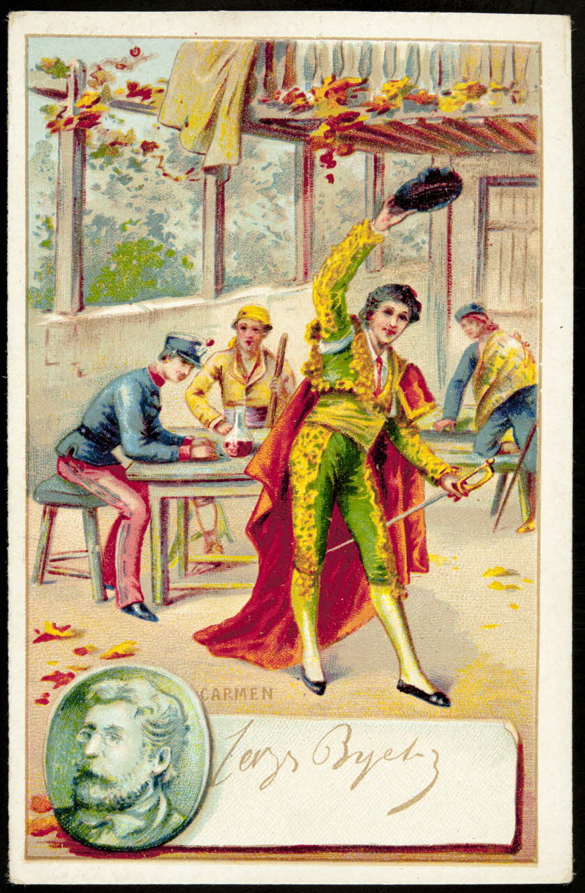 carte réclame chromo Paris 1920 1995.1.1058.2 Photo