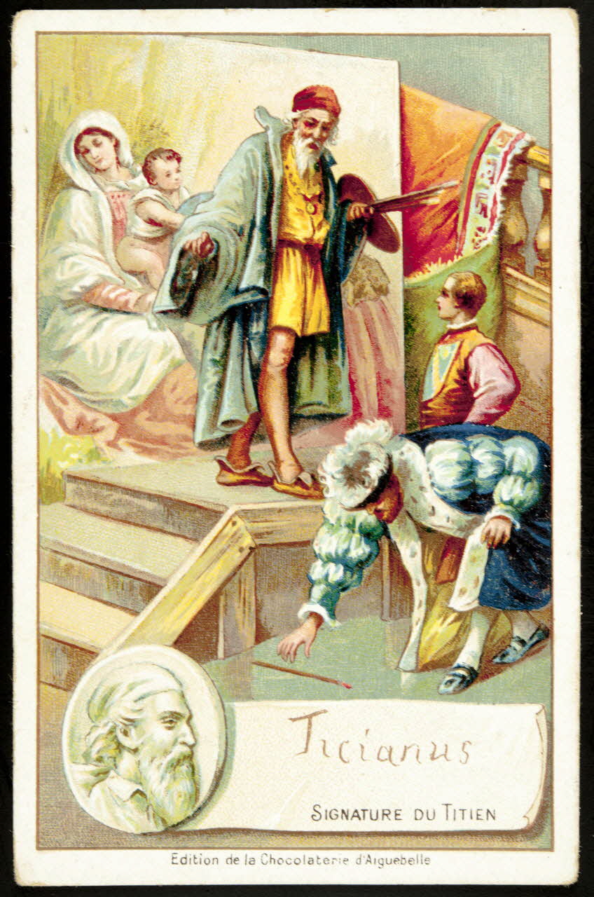 carte réclame chromo Aiguebelle 1920 1995.1.1058.23 Photo