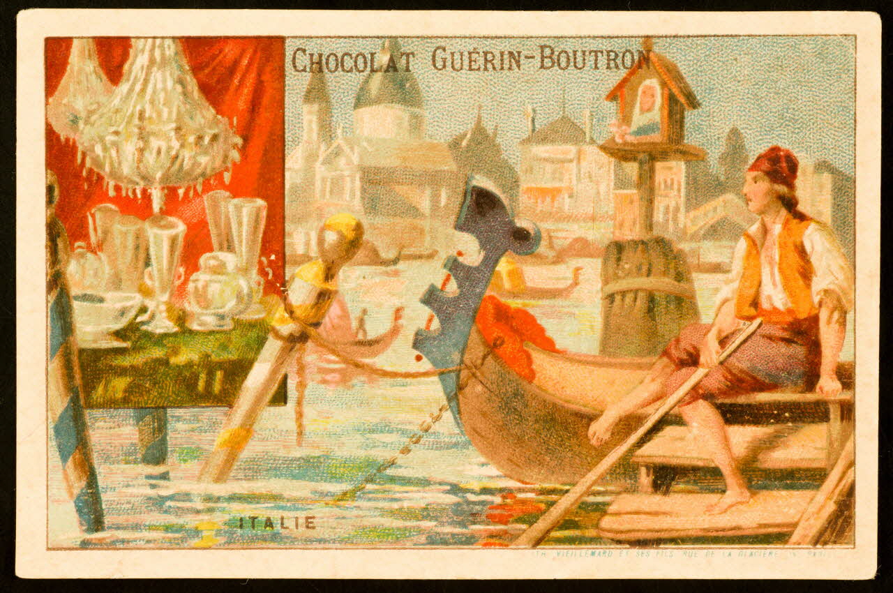 Baster & Vieillemard carte réclame chromo Paris 1889-1895 1995.1.106.18 Photo