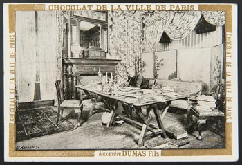 Mairet ; Compagnie Américaine ; Léopold Verger carte réclame chromo Paris 1884 1995.1.1061.1 Photo