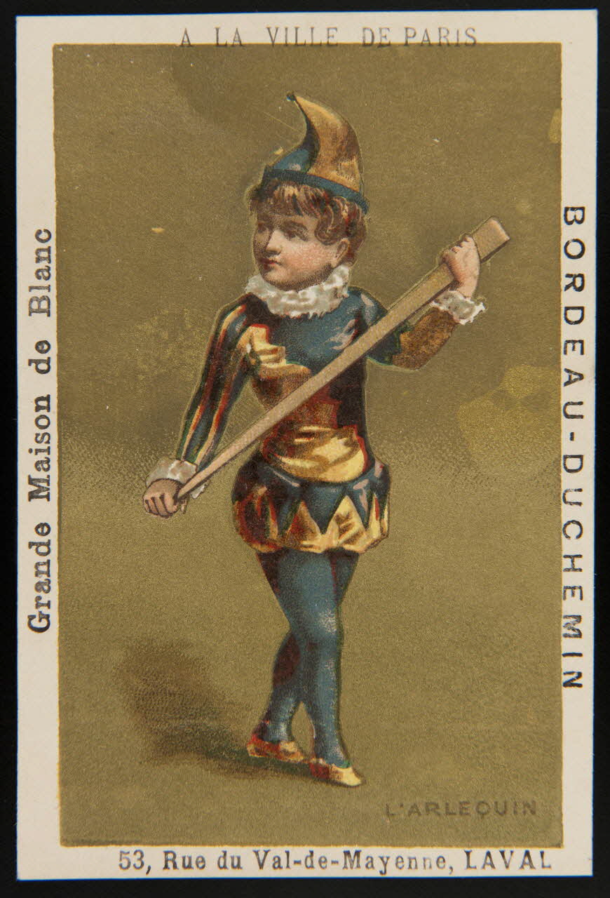 Imprimerie H. Laas carte réclame chromo Paris 1878-1900 1995.1.1065.1 Photo