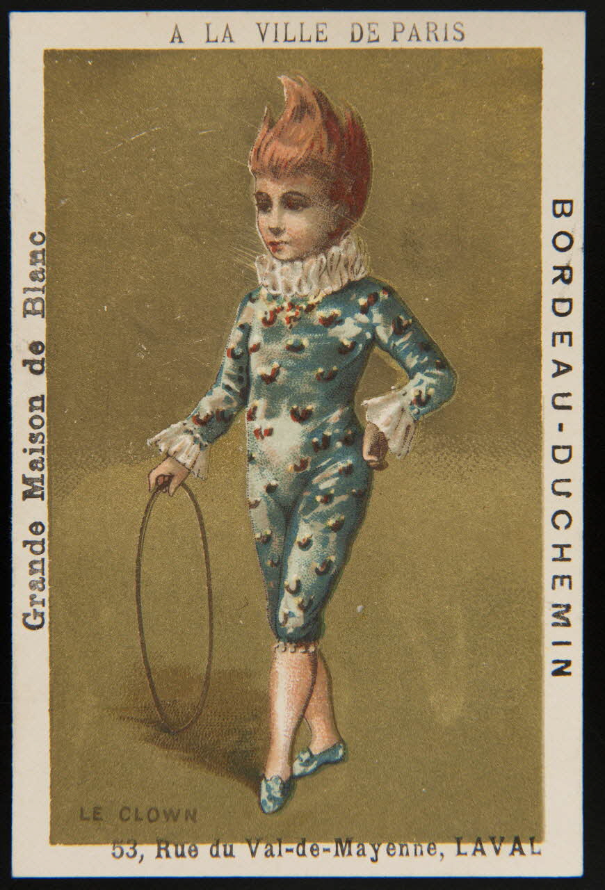 Imprimerie H. Laas carte réclame chromo Paris 1878-1900 1995.1.1065.2 Photo