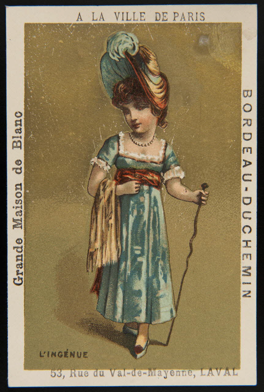 Imprimerie H. Laas carte réclame chromo Paris 1878-1900 1995.1.1065.6 Photo