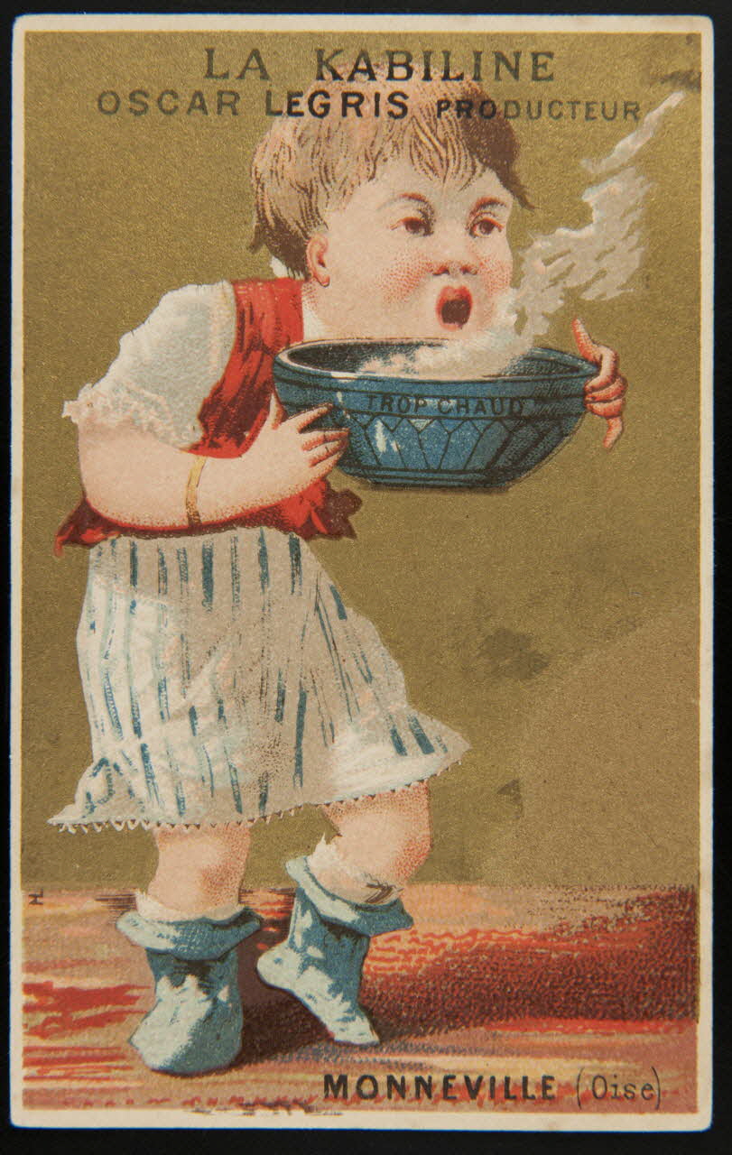 Imprimerie H. Laas carte réclame chromo Paris 1878-1900 1995.1.1069.1 Photo