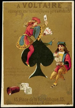 Imprimerie H. Laas carte réclame chromo Paris 1900-1905 1995.1.1076.2 Photo
