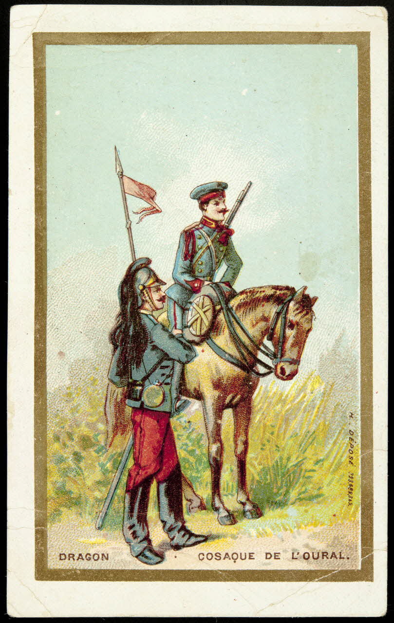 Imprimerie H. Laas carte réclame chromo Paris 1878-1900 1995.1.1079.1 Photo