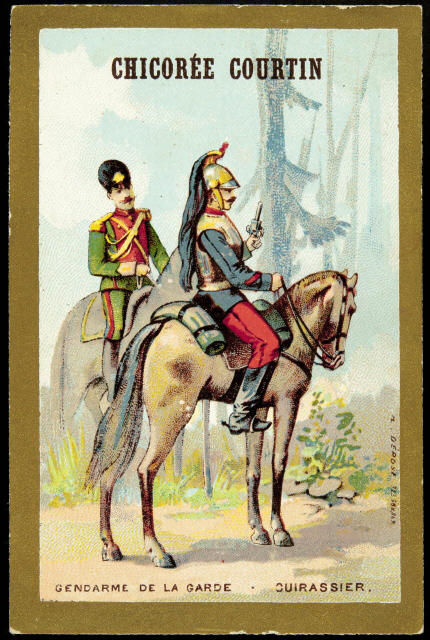 Imprimerie H. Laas carte réclame chromo Paris 1878-1900 1995.1.1079.2 Photo