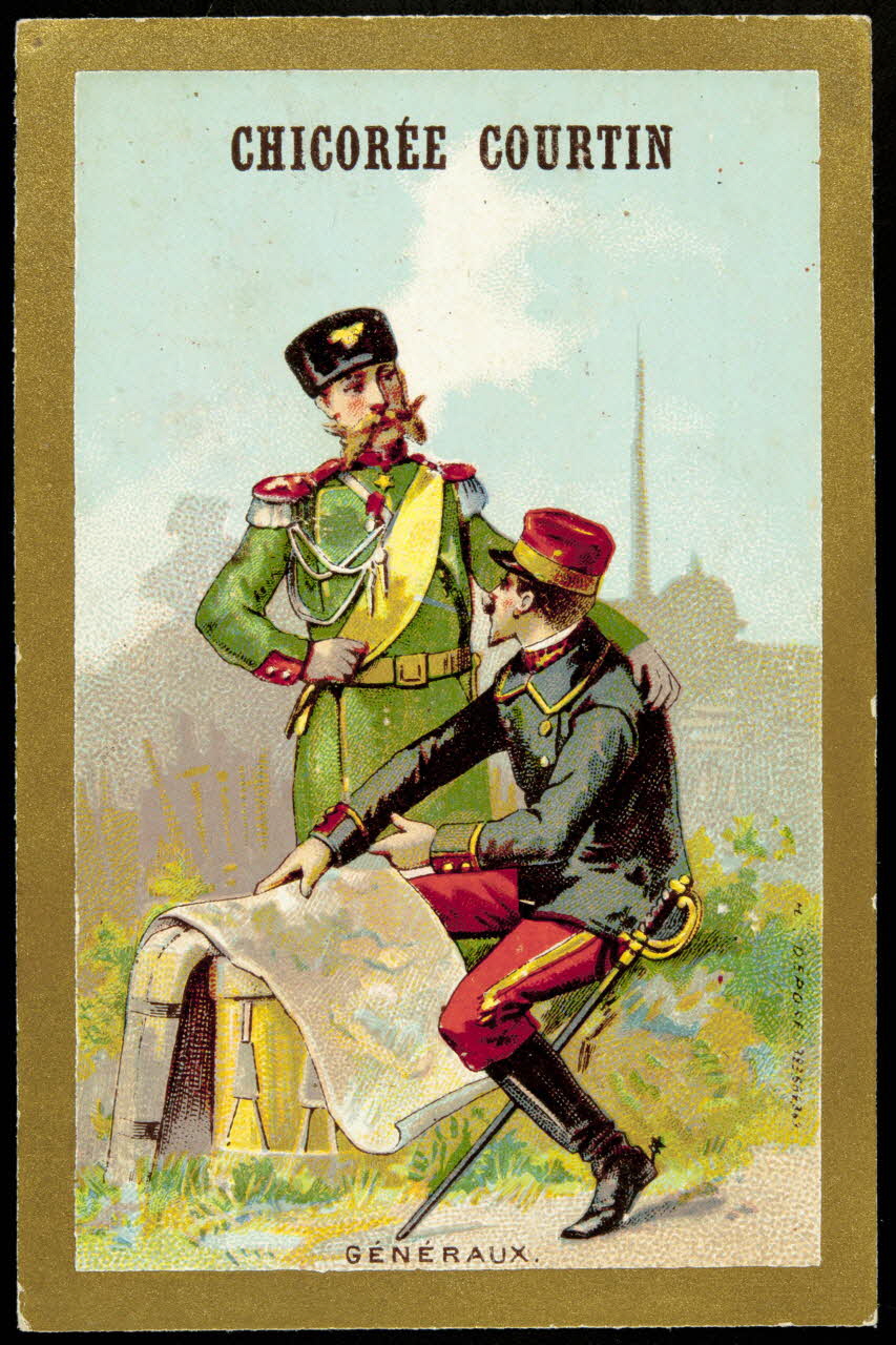 Imprimerie H. Laas carte réclame chromo Paris 1878-1900 1995.1.1079.3 Photo