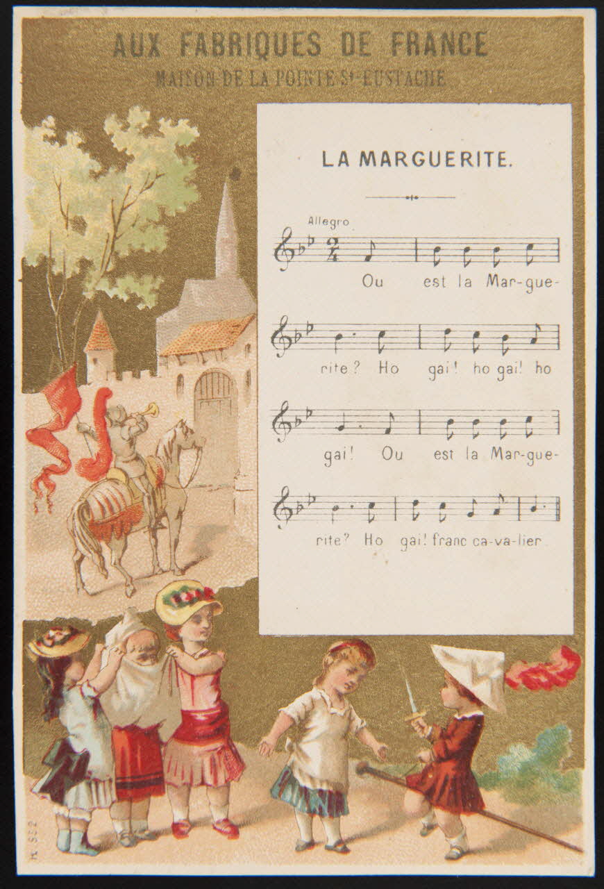 Imprimerie H. Laas carte réclame chromo Paris 1878-1900 1995.1.1081.12 Photo