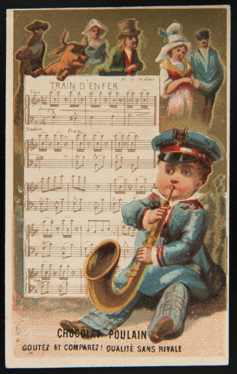 Imprimerie H. Laas carte réclame chromo Paris 1878-1900 1995.1.1082.6 Photo