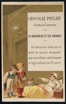 Imprimerie H. Laas carte réclame chromo Paris 1878-1900 1995.1.1083.3  Photo