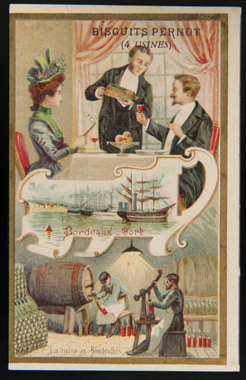 Imprimerie H. Laas ; Imprimerie Emile Pécaud & Cie carte réclame chromo Paris 1900-1905 1995.1.1084.2 Photo
