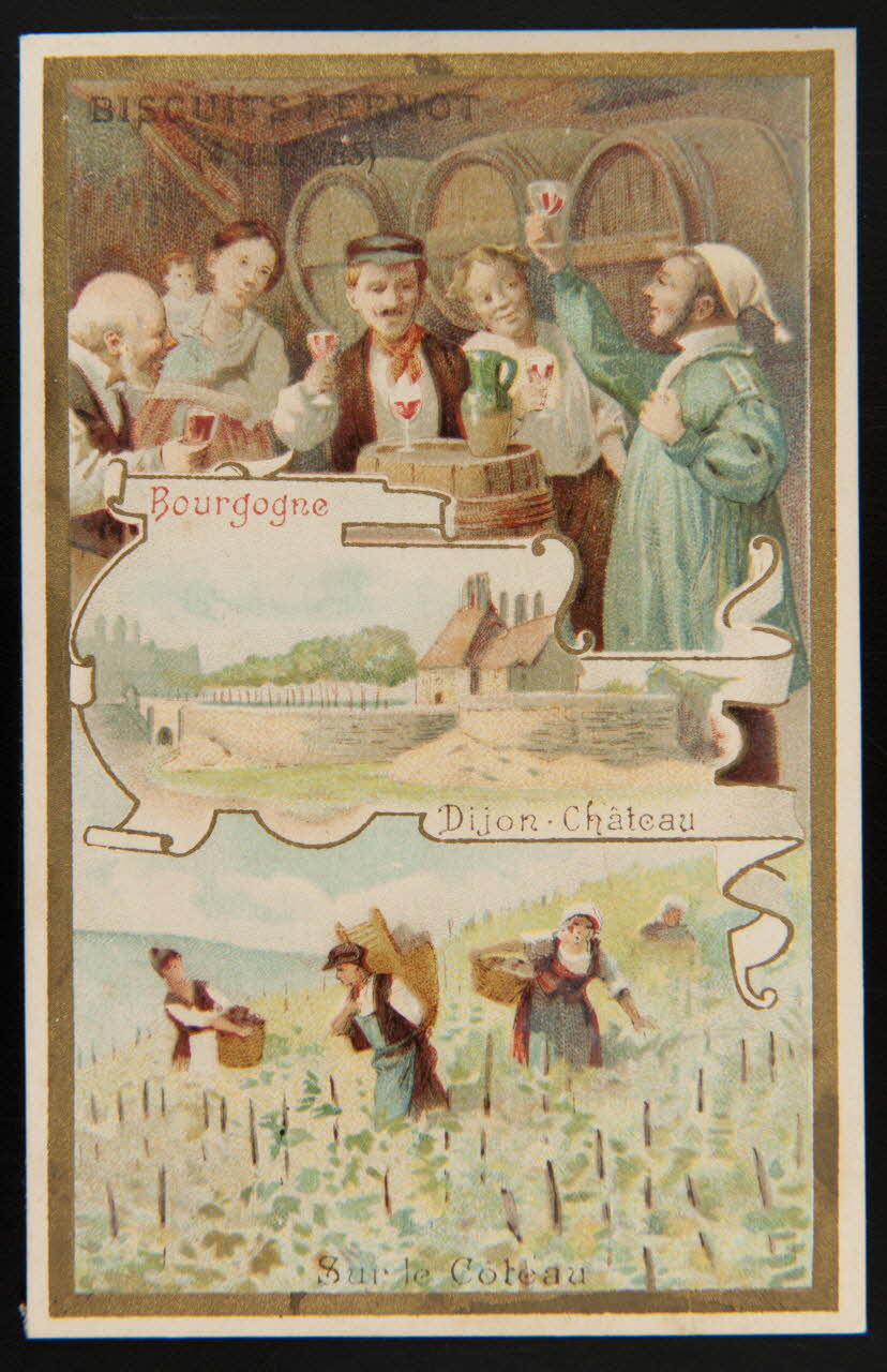 Imprimerie H. Laas ; Pecaud L. carte réclame chromo Paris 1900-1905 1995.1.1084.3 Photo