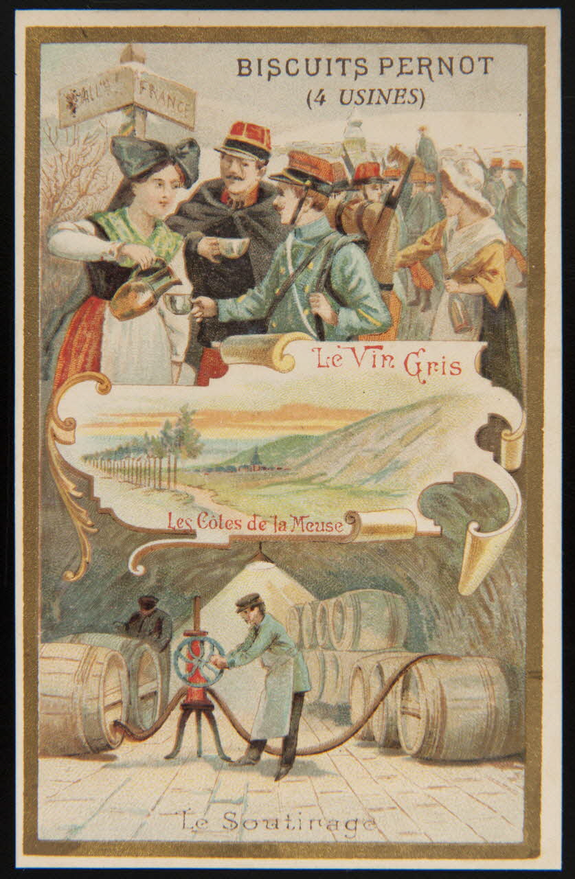 Imprimerie H. Laas ; Pecaud L. carte réclame chromo Paris 1900-1905 1995.1.1084.6 Photo