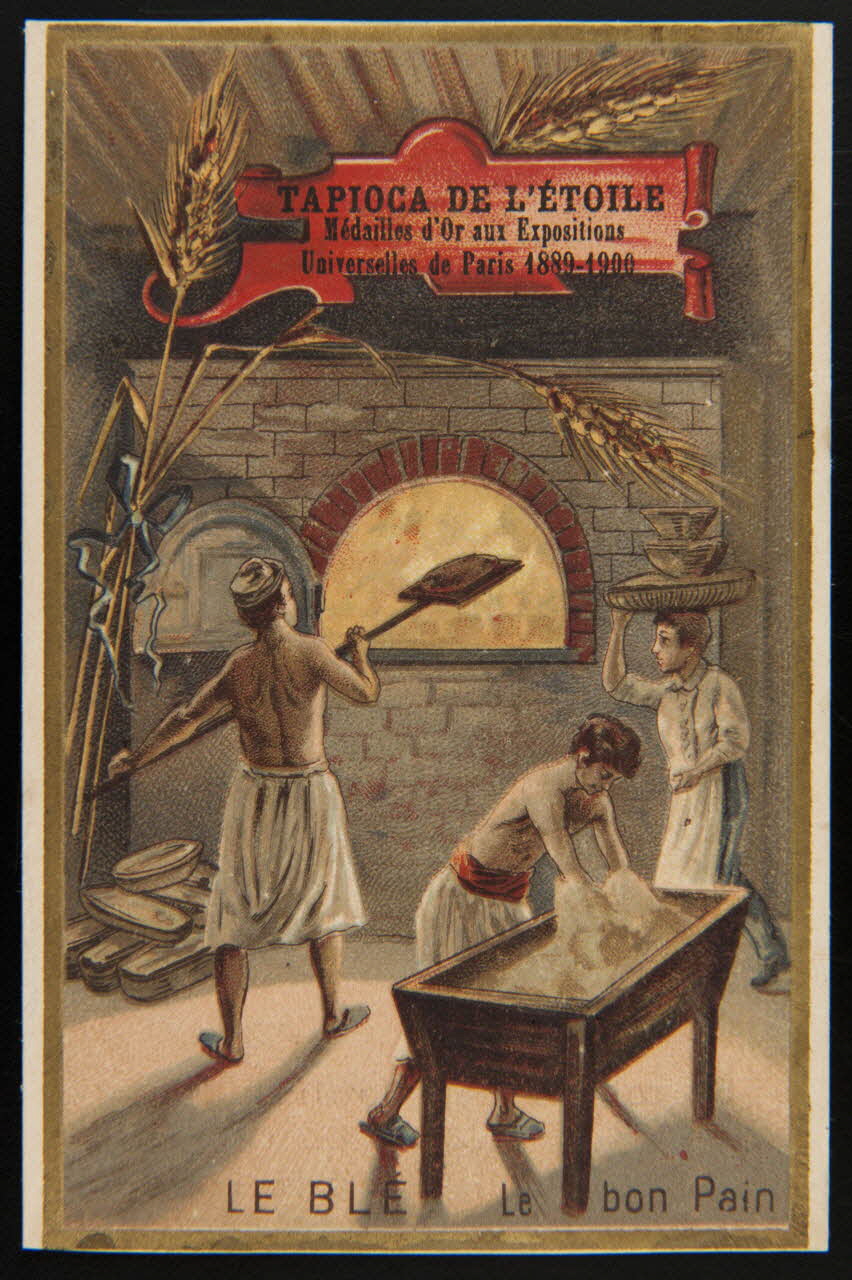 Imprimerie H. Laas ; Pecaud L. carte réclame chromo Paris 1900-1905 1995.1.1085.1 Photo