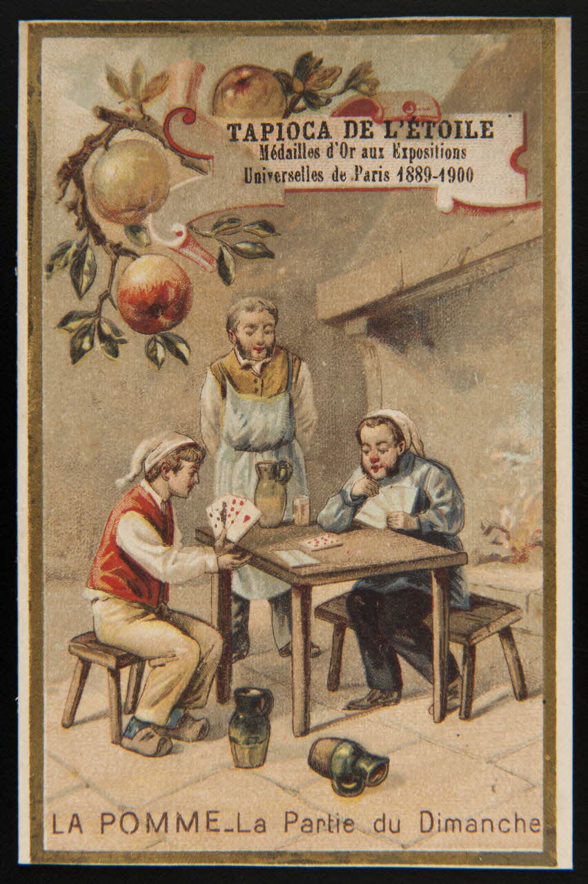 Imprimerie H. Laas ; Pecaud L. carte réclame chromo Paris 1900-1905 1995.1.1085.5 Photo