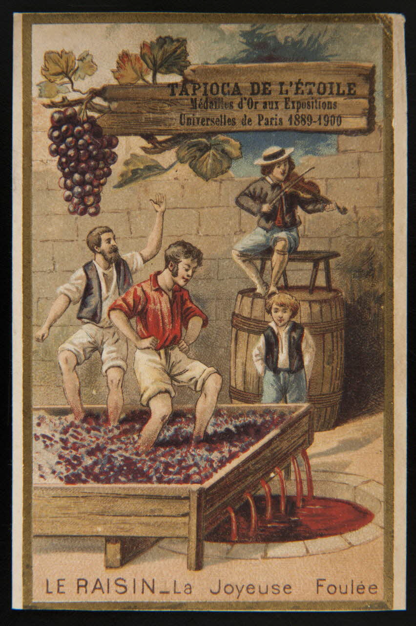 Imprimerie H. Laas ; Pecaud L. carte réclame chromo Paris 1900-1905 1995.1.1085.6 Photo