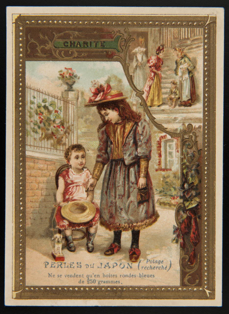 H. Laas, E.Pécaud & Cie Paris carte réclame chromo Paris 1900-1905 1995.1.1086.2 Photo