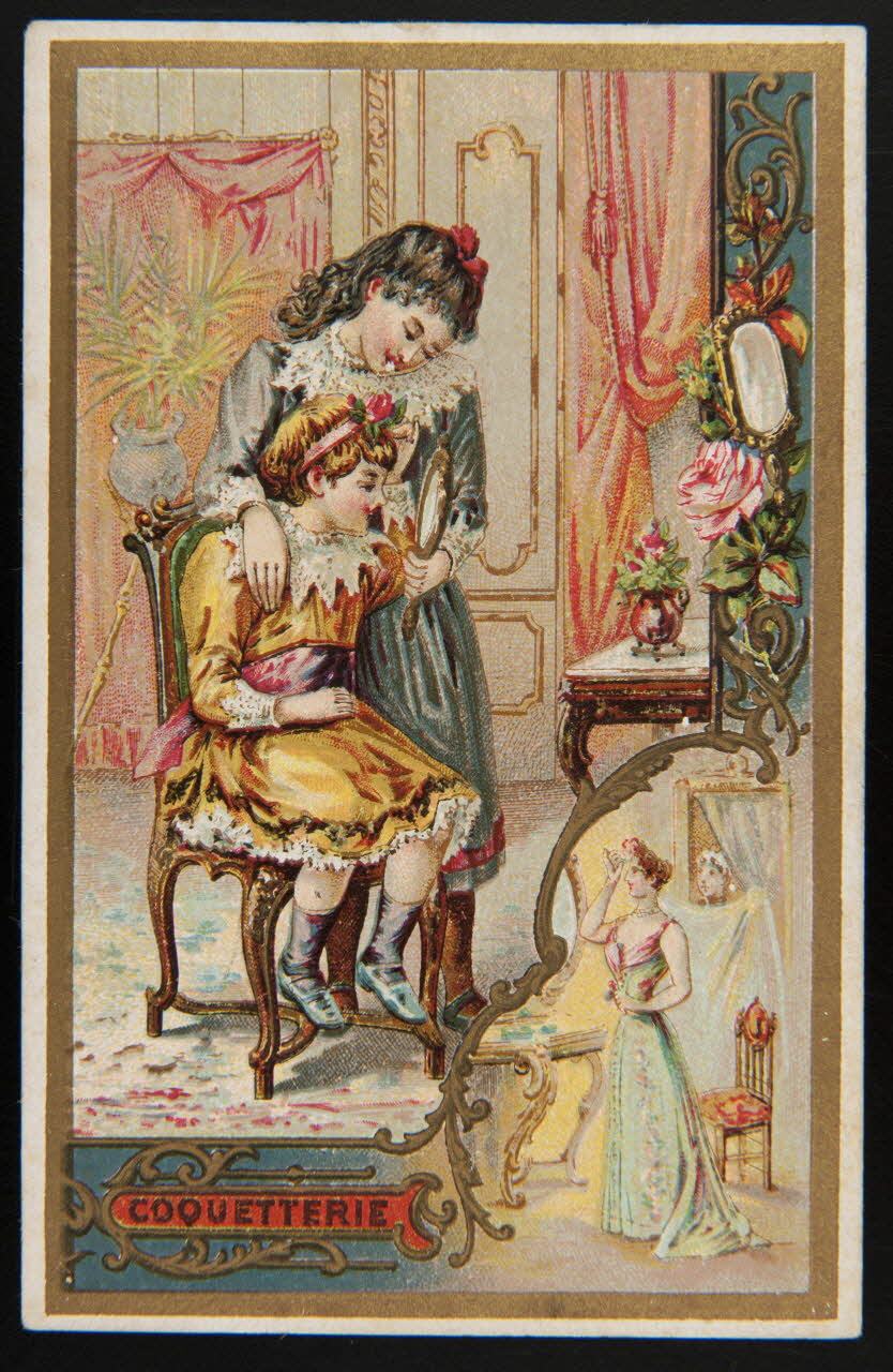 Imprimerie H. Laas carte réclame chromo Paris 1878-1905 1995.1.1086.3 Photo