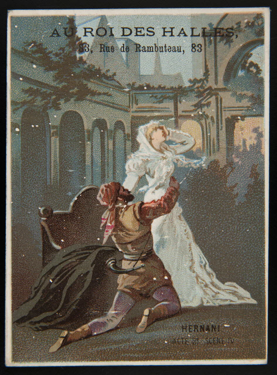 Imprimerie H. Laas carte réclame chromo Paris 1878-1905 1995.1.1088.3 Photo