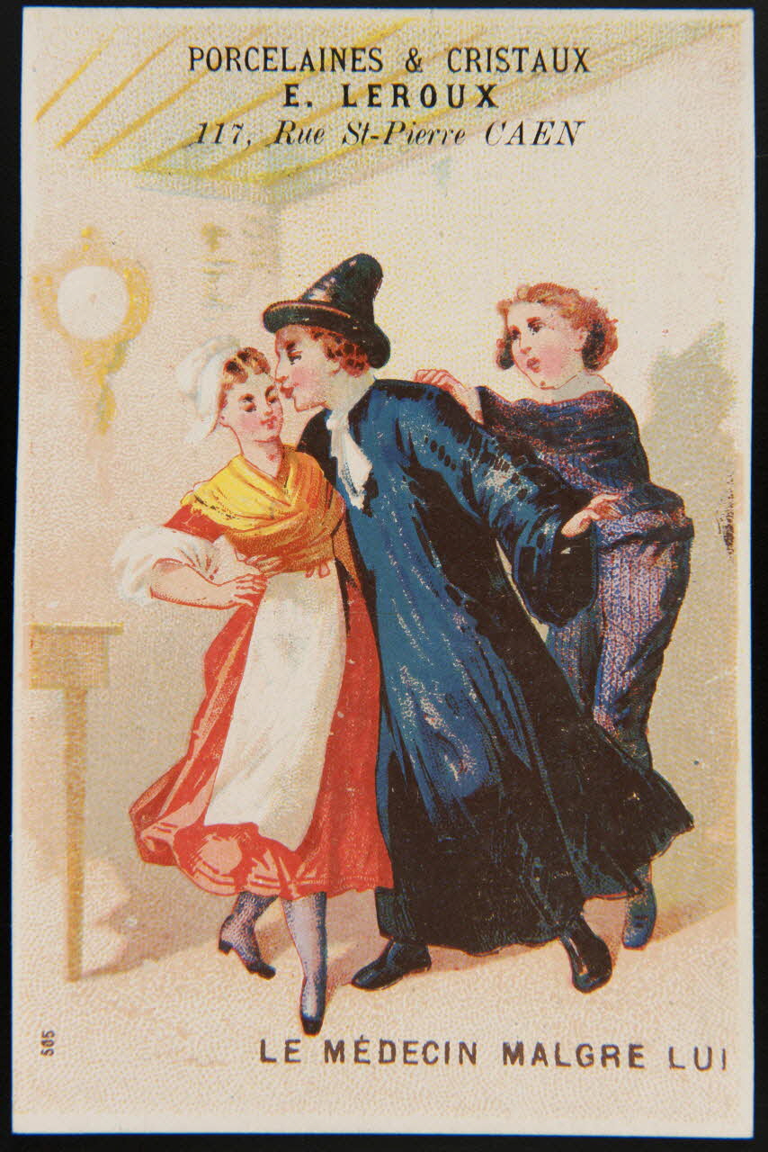 Imprimerie H. Laas carte réclame chromo Paris 1878-1905 1995.1.1089.5 Photo