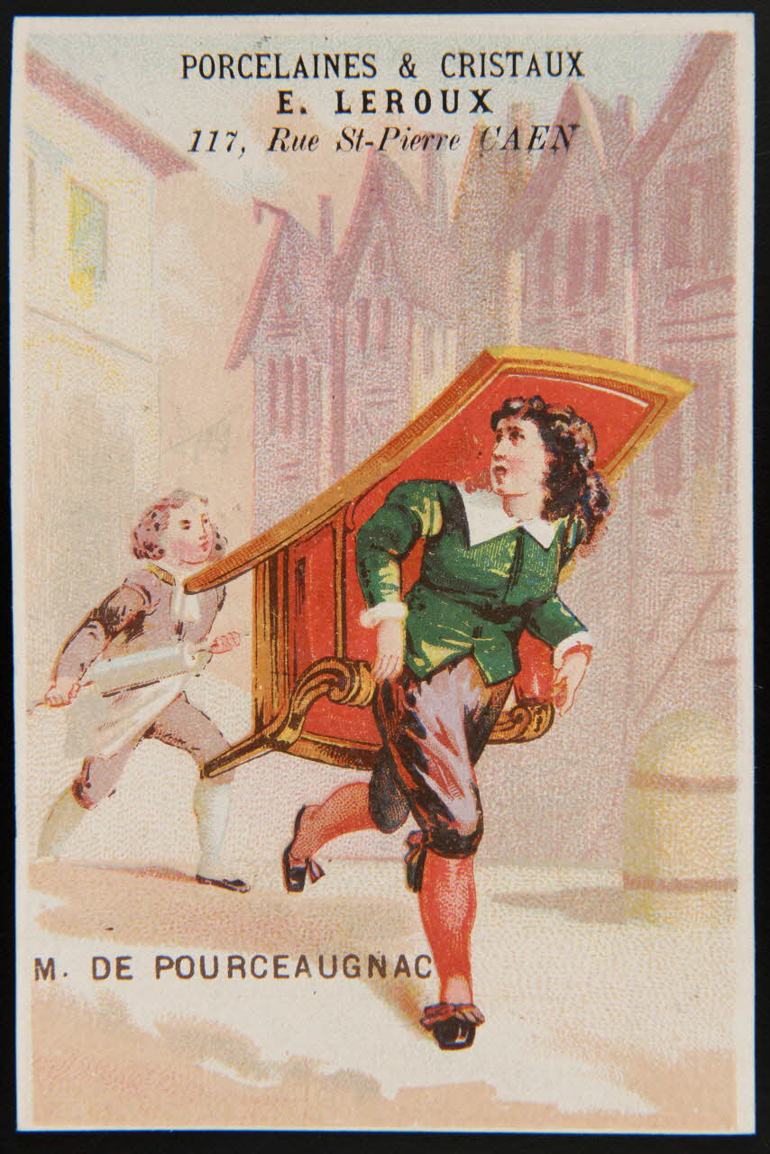 Imprimerie H. Laas carte réclame chromo Paris 1878-1905 1995.1.1089.7 Photo