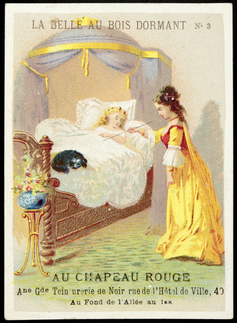 Dangivillé ; Bouillon-Rivoyre ; Imprimerie H. Laas carte réclame chromo Paris 1878-1905 1995.1.1091.3 Photo
