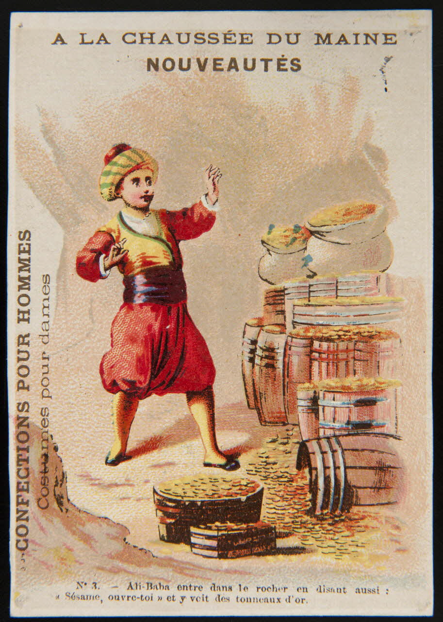 Imprimerie H. Laas carte réclame chromo Paris 1878-1905 1995.1.1092.3 Photo