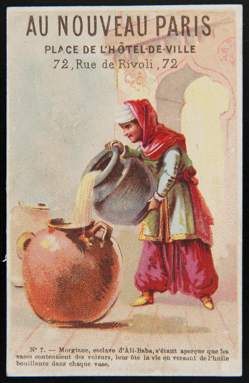 Imprimerie H. Laas carte réclame chromo Paris 1878-1905 1995.1.1092.5 Photo