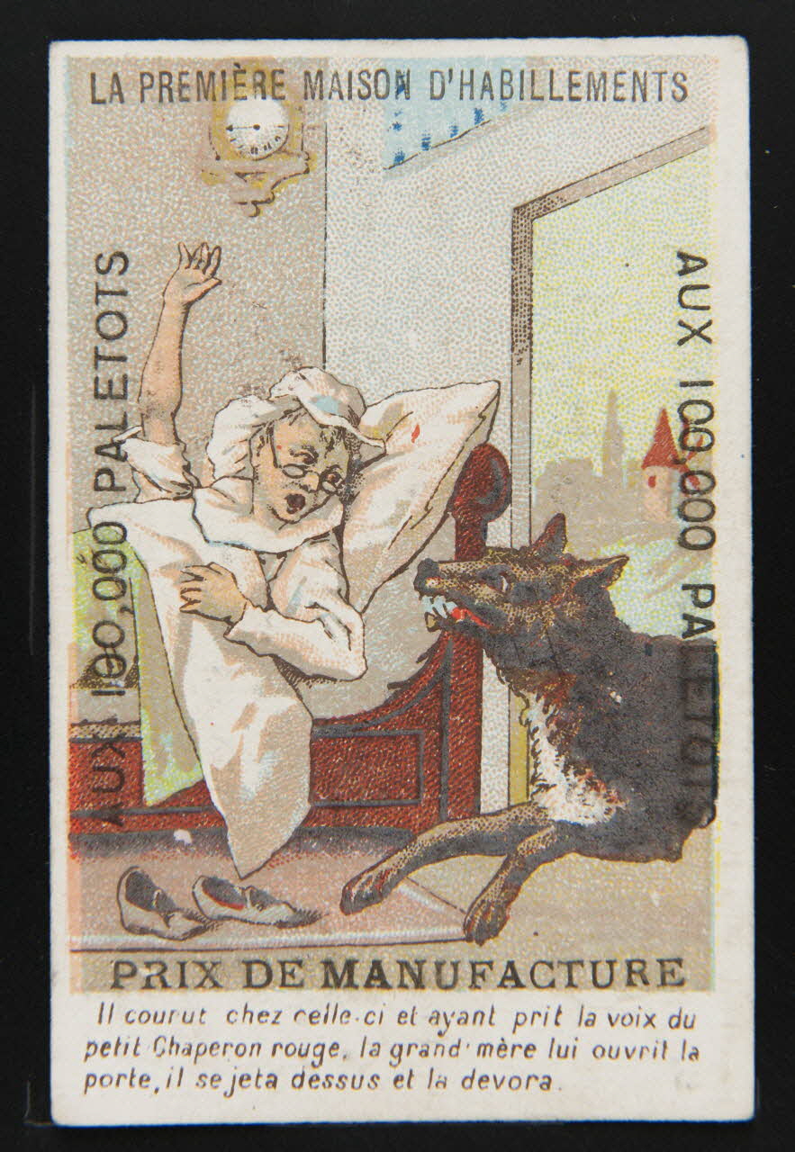 Imprimerie H. Laas carte réclame chromo Paris 1878-1905 1995.1.1094.1 Photo