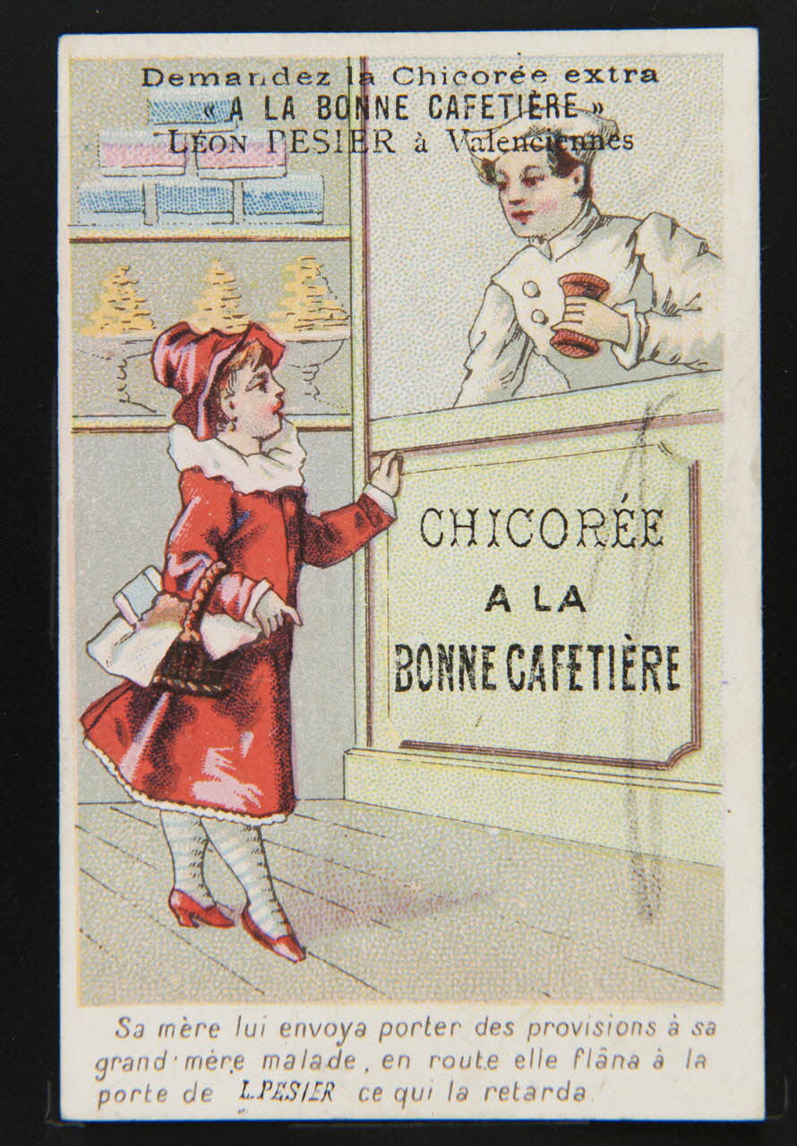 Imprimerie H. Laas carte réclame chromo Paris 1878-1900 1995.1.1094.2 Photo