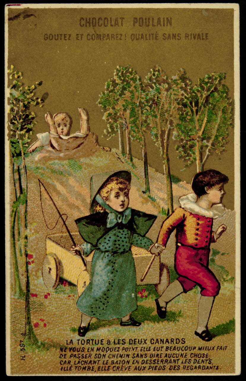 Imprimerie H. Laas carte réclame chromo Paris 1878-1905 1995.1.1097.6 Photo